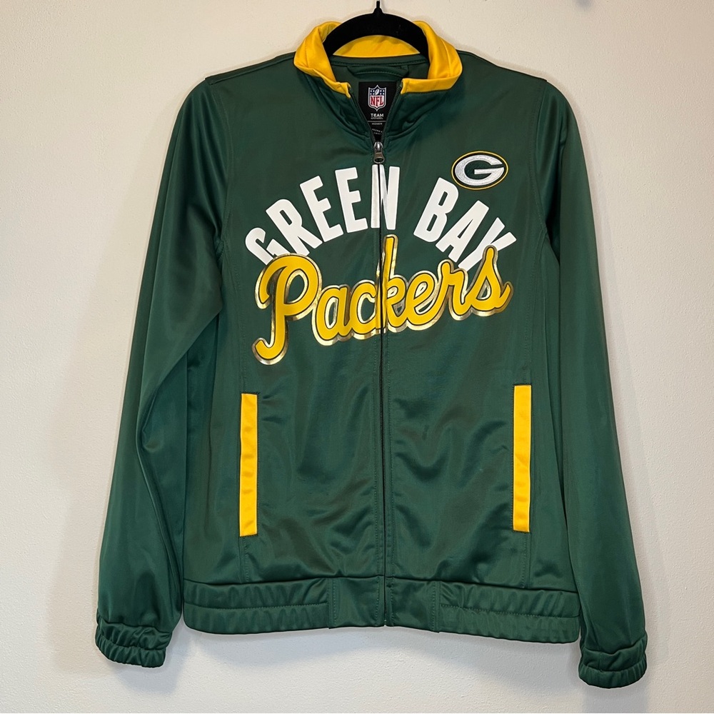 NFL Green Bay Packers Team Apparel Women's Cheerleader Track Jacket